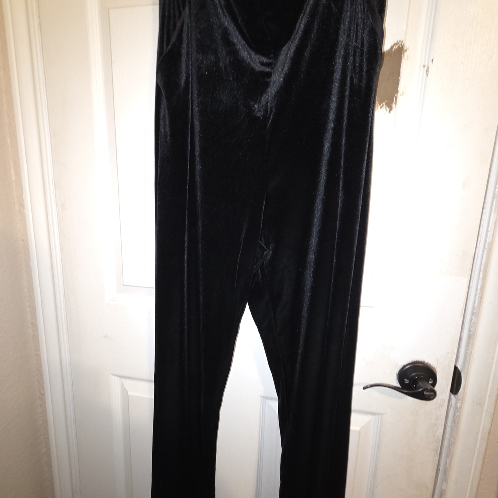 Eliza J Luxe Black Velvet Attire